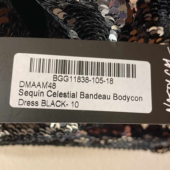 Moon and star sequin dress. Never worn. Very Midnights by Taylor. - Picture 2 of 2